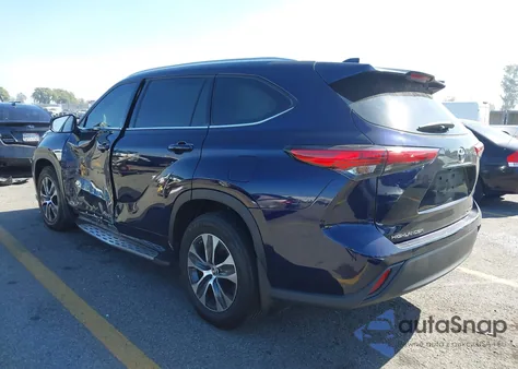 2022 Toyota Highlander Xle from USA, damaged, VIN 5TDGZRBH1NS573862